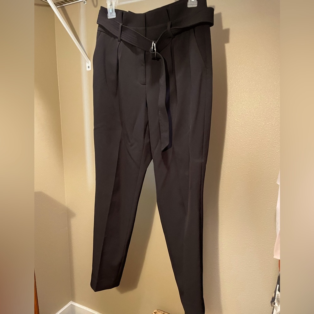 High waisted black pants, size 2